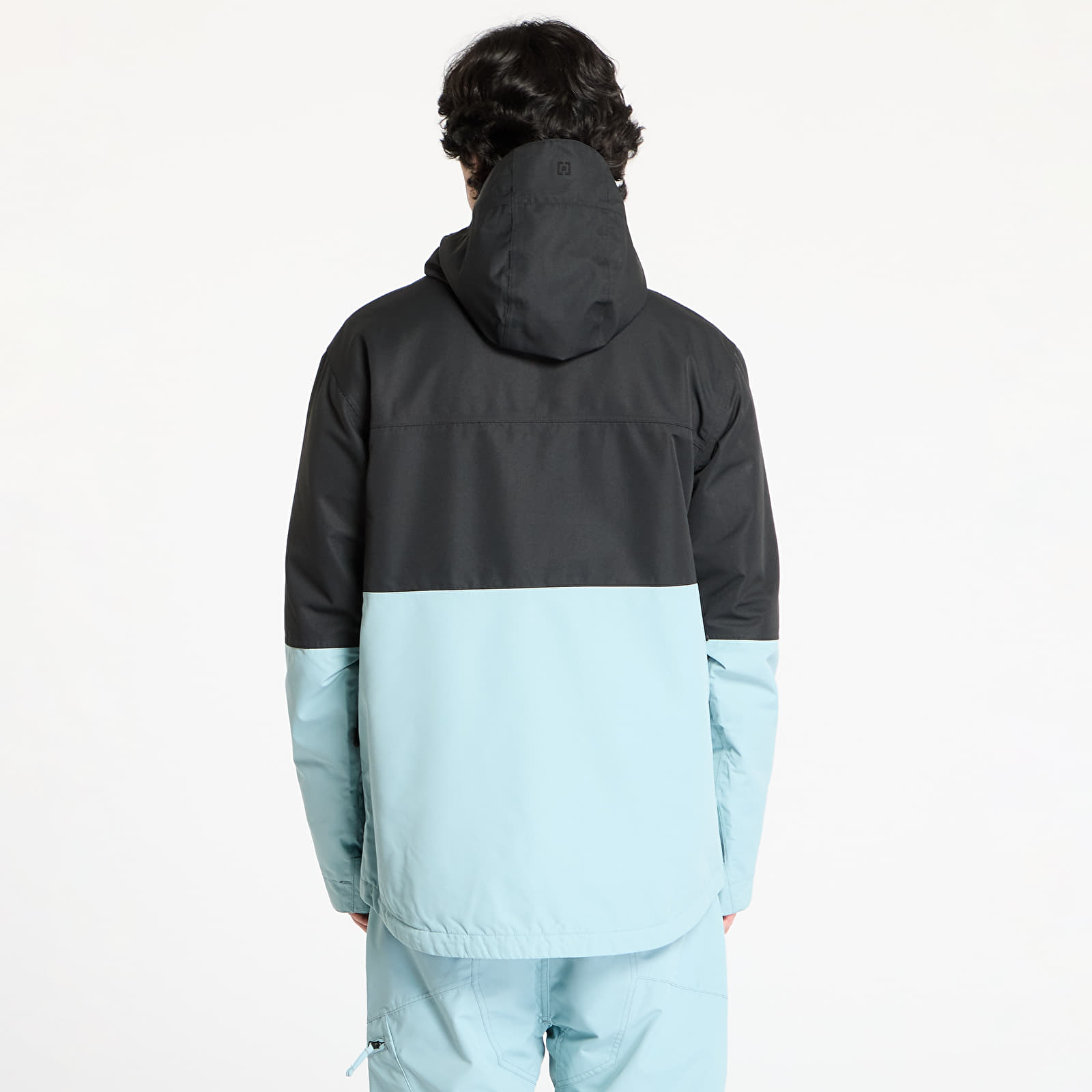 Férfi kabátok Horsefeathers Track Jacket Black/ Blue Haze