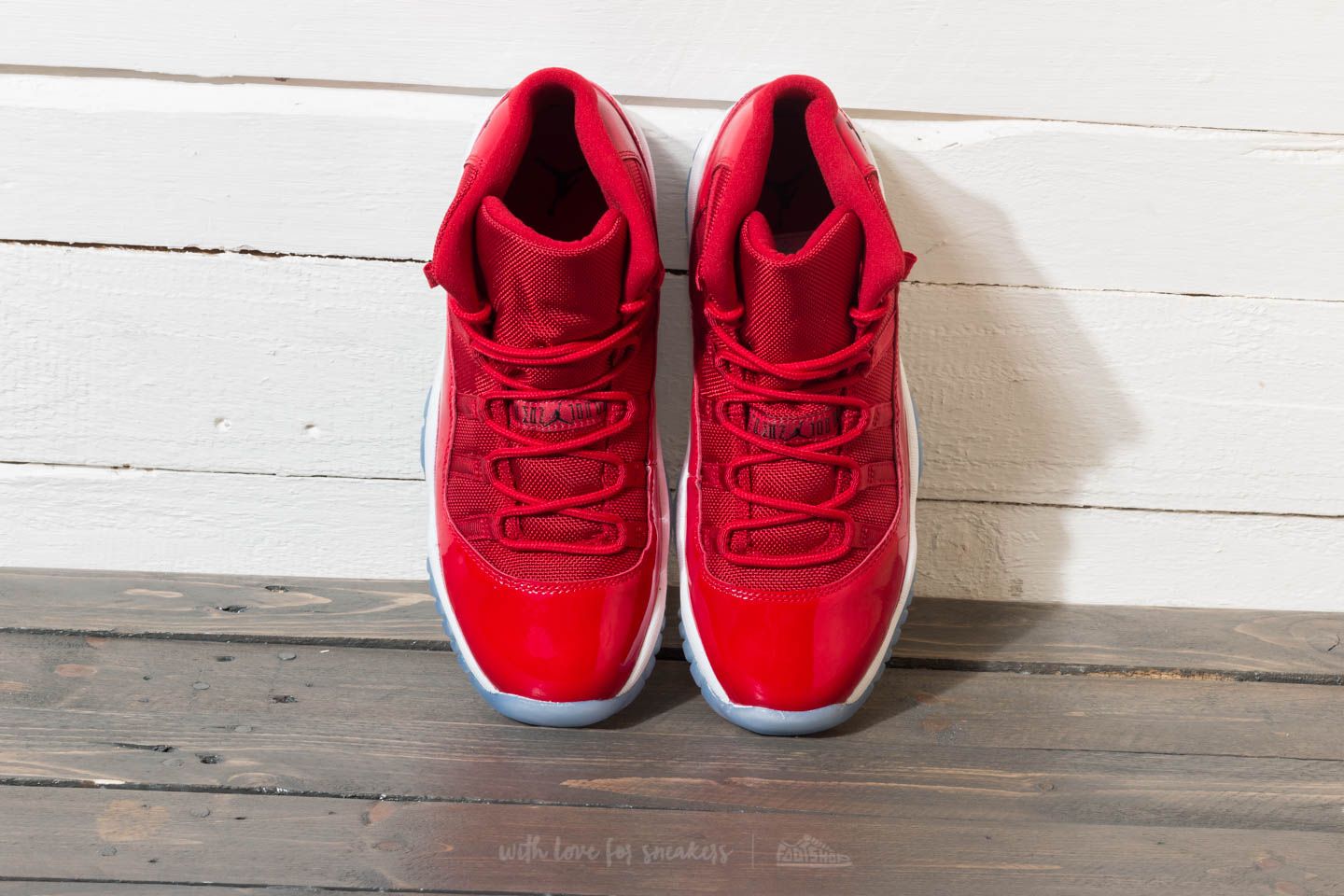 Sko til kvinder Air Jordan 11 Retro BG Gym Red/ Black-White