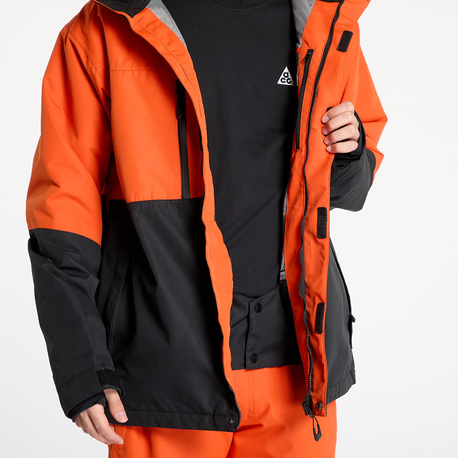Dzsekik Horsefeathers Track Jacket Red Clay/ Black
