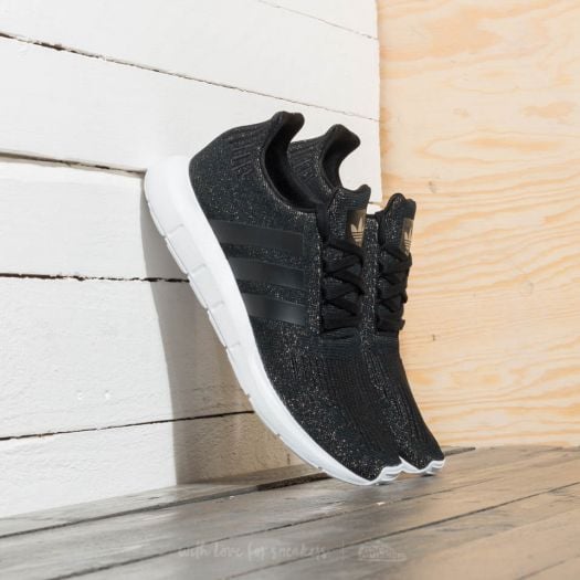 Womens adidas swift run black on sale