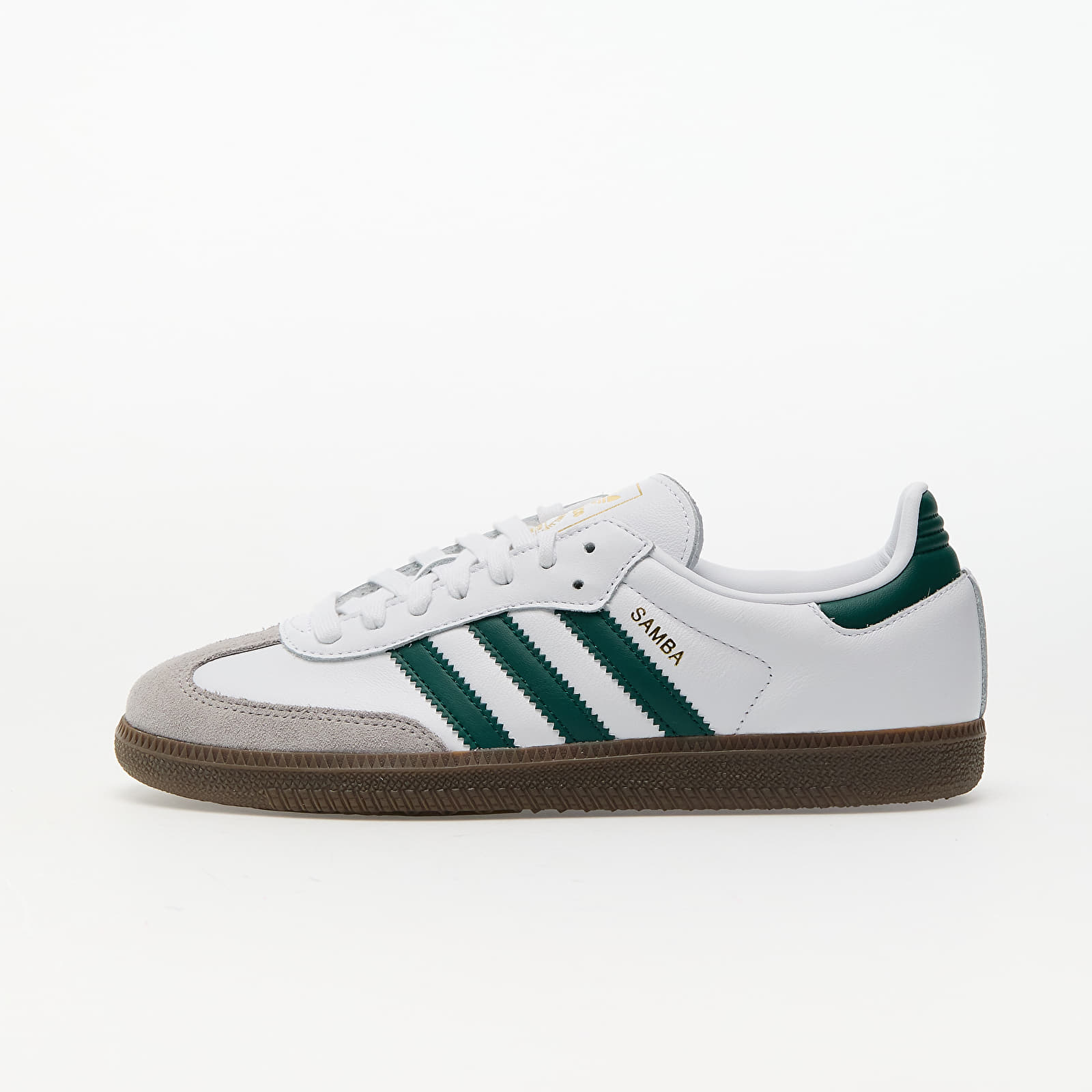 Moški čevlji adidas Samba Og Ftwr White/ Collegiate Green/ Clear Granite