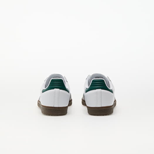 Adidas samba white green & clear granite discount