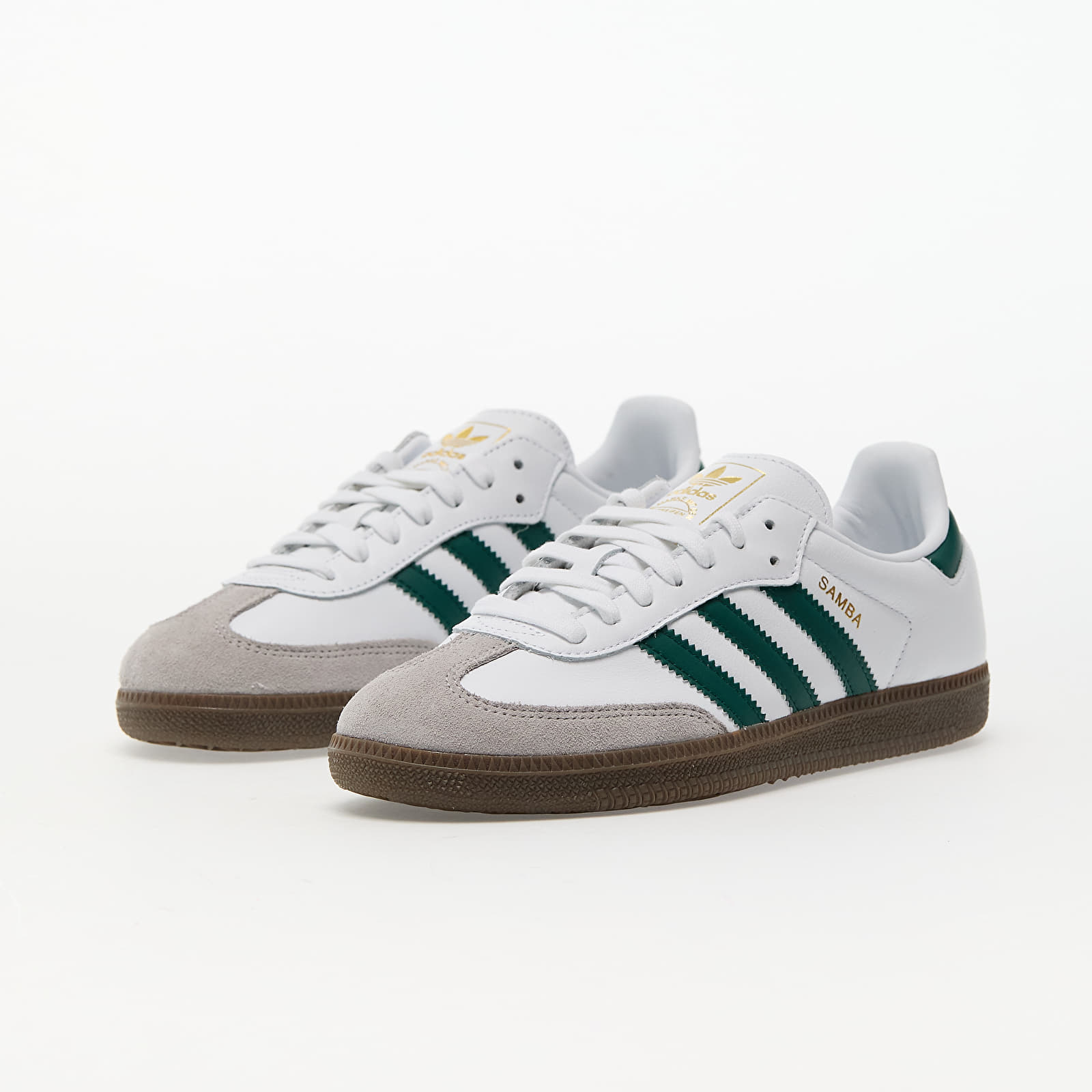 Pánské tenisky a boty adidas Samba Og Ftwr White/ Collegiate Green/ Clear Granite