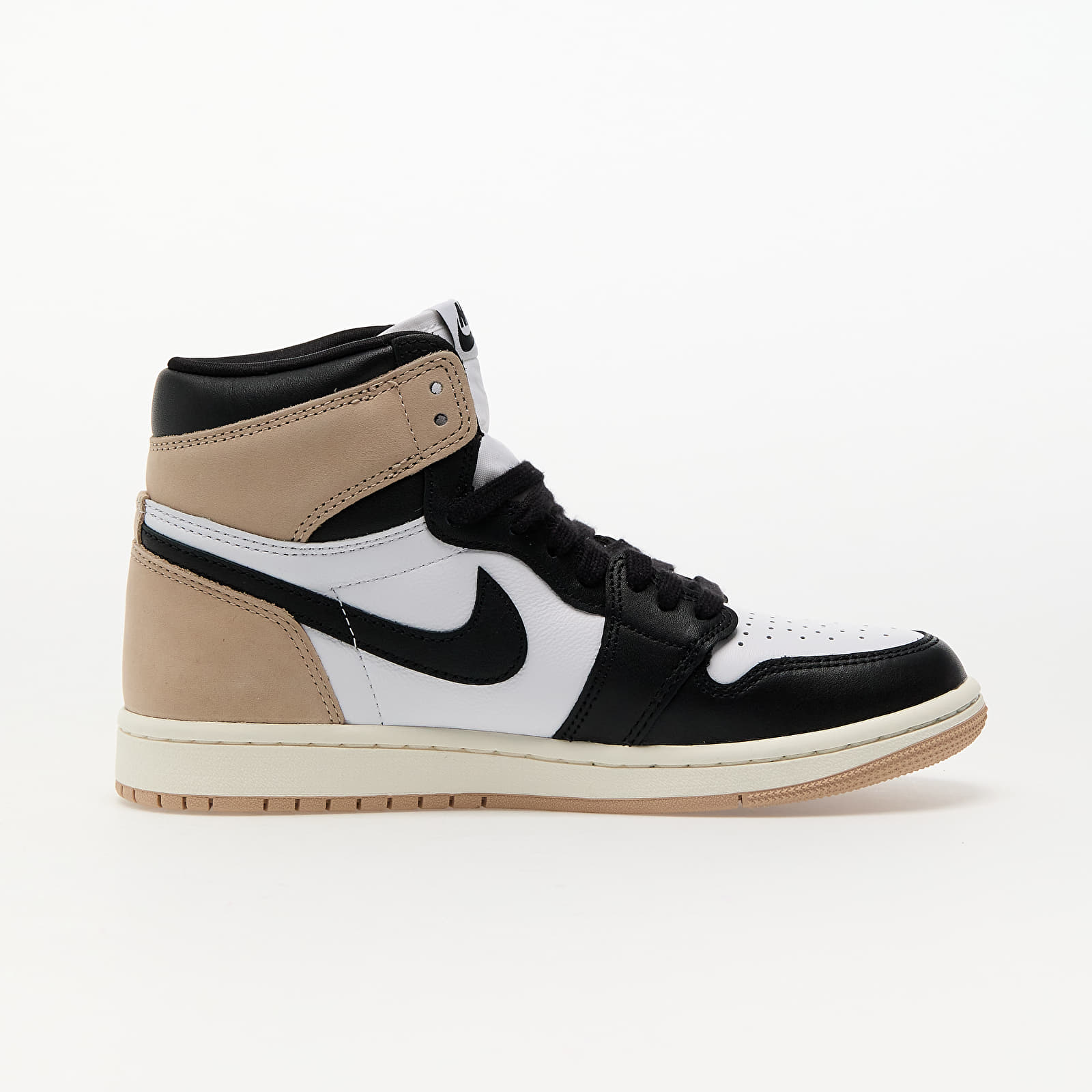 Жіноче взуття Air Jordan 1 Retro High OG "Latte" W Black/ Legend Md Brown-White-Sail