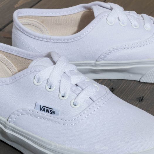 Vans Authentic Boys All White Vans Kids' Sneakers And Shoes