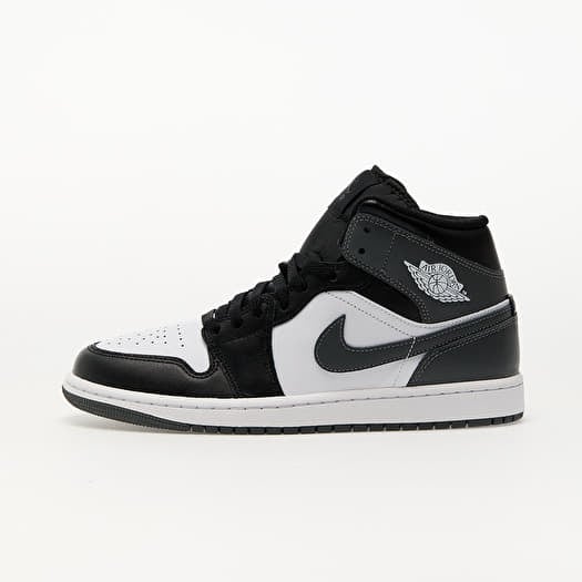 Air Jordan 1 Mid Black/ Iron Grey-White