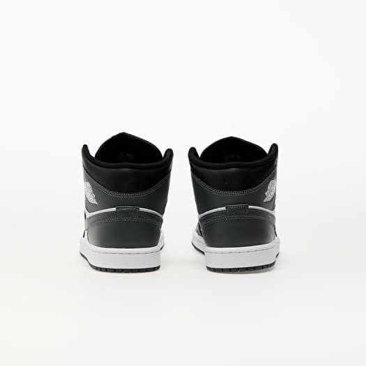 Air Jordan 1 Mid Black/ Iron Grey-White | Footshop