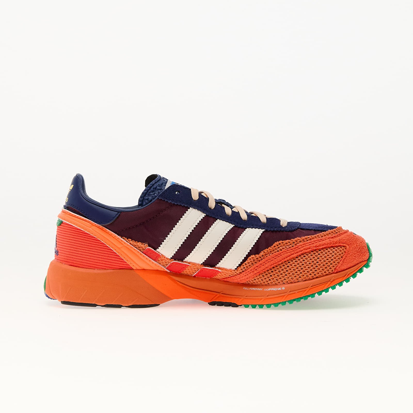 Buty męskie adidas x Bad Bunny Adizero SL 72 Maroon/ Chalk White/ Semi Solar Red