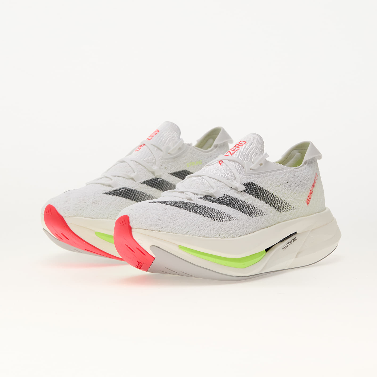 Férfi cipők adidas Adizero Prime X 2 Strung Ftwr White/ Core Black/ Lucid Red