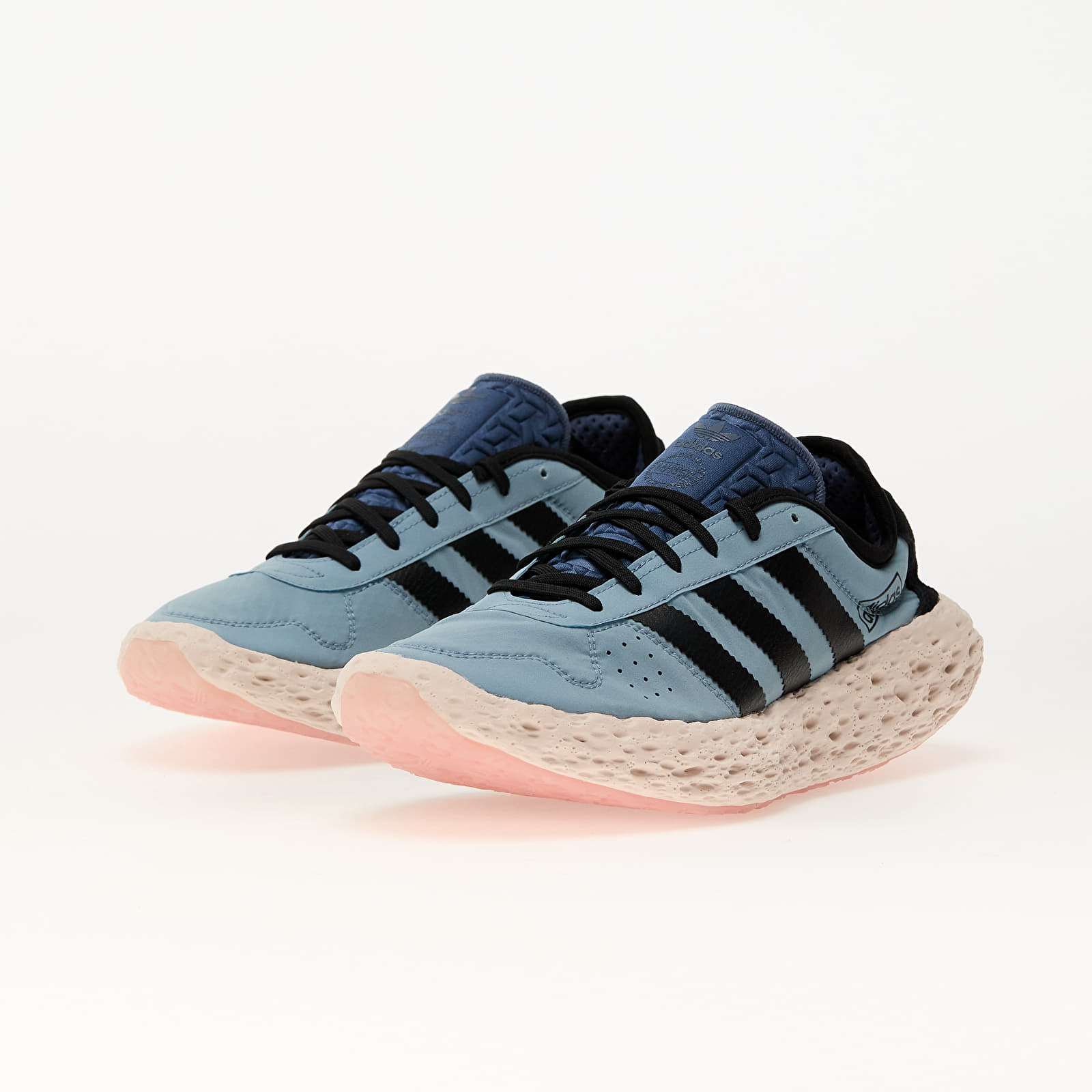 Pánske tenisky a topánky adidas Zponge Tactile Blue/ Core Black/ Wonder Mauve