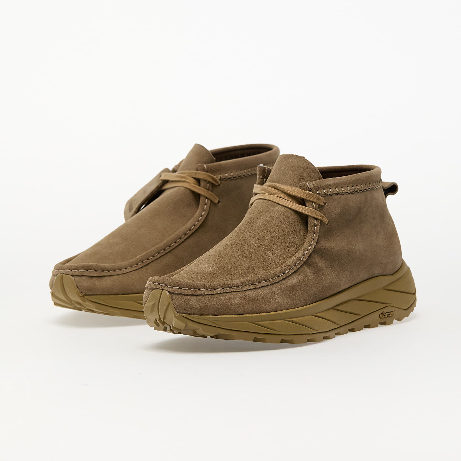 Pánské tenisky a boty Clarks Originals Wallabee Eden Dark Sand Suede
