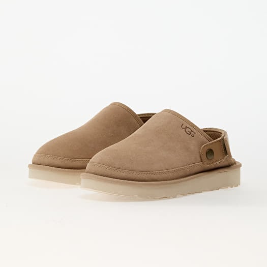 サンダル UGG Mules M Goldencoast Ii - UGG - Leather - Brown Men's Goldencoast Clog II Chestnut – Tradehome Shoes