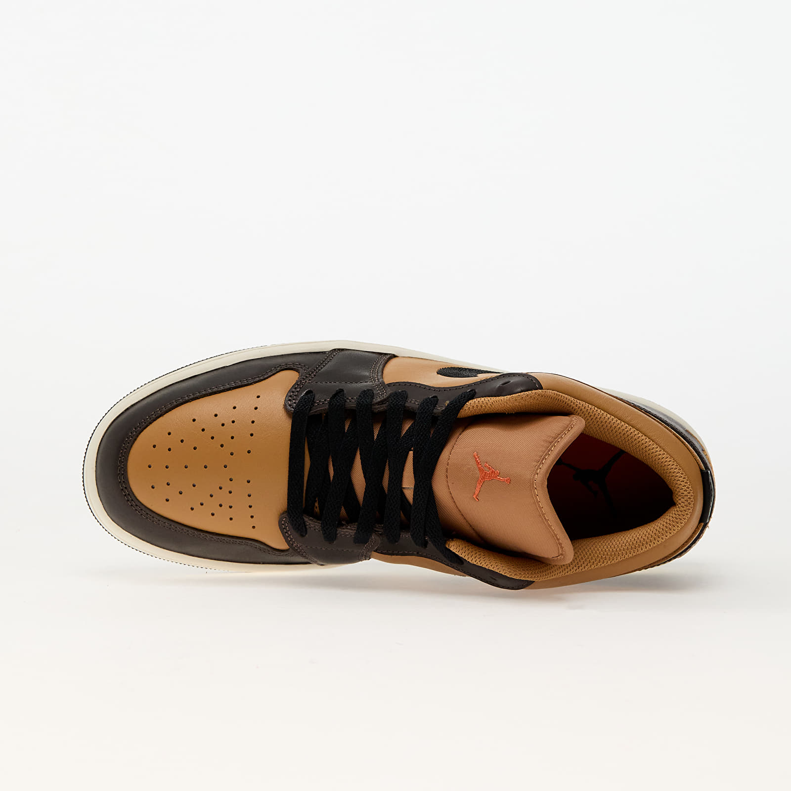 Männer Air Jordan 1 Low SE Flax/ Black-Baroque Brown-Vintage Coral