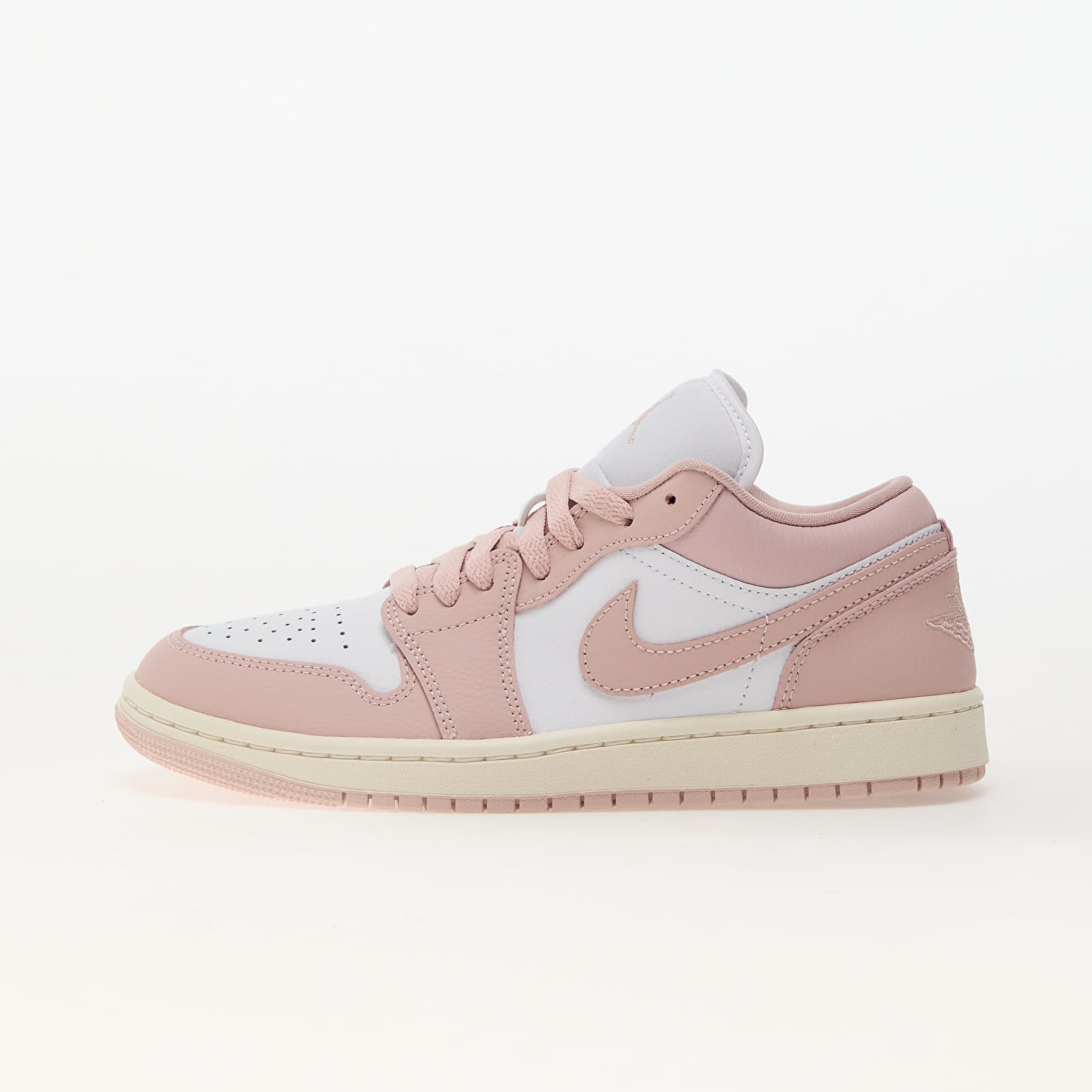 Dámske topánky a tenisky Air Jordan 1 Low White/ Pink Oxford-Sail