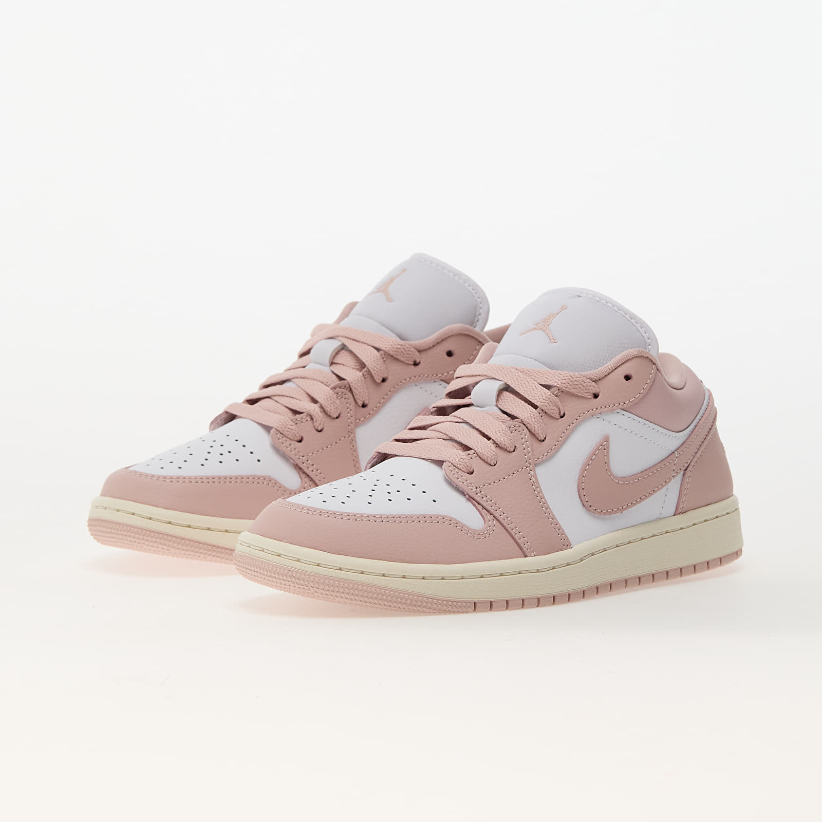 Dámske topánky a tenisky Air Jordan 1 Low White/ Pink Oxford-Sail