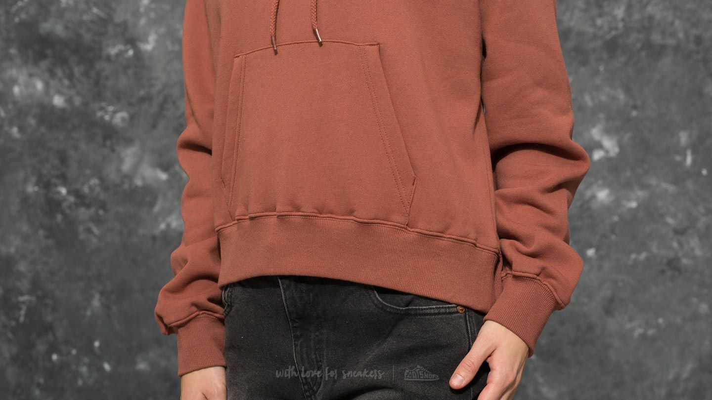 Sudaderas Stüssy Civil Cropped Hoodie Rust