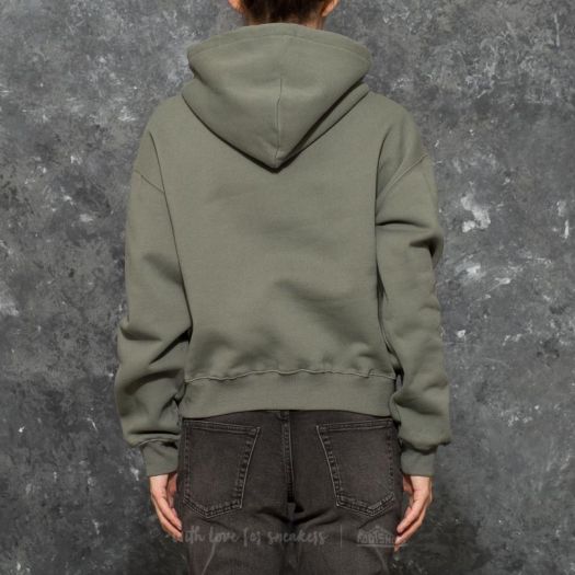 Hoodies and sweatshirts Stüssy Civil Cropped Hoodie Sage Footshop