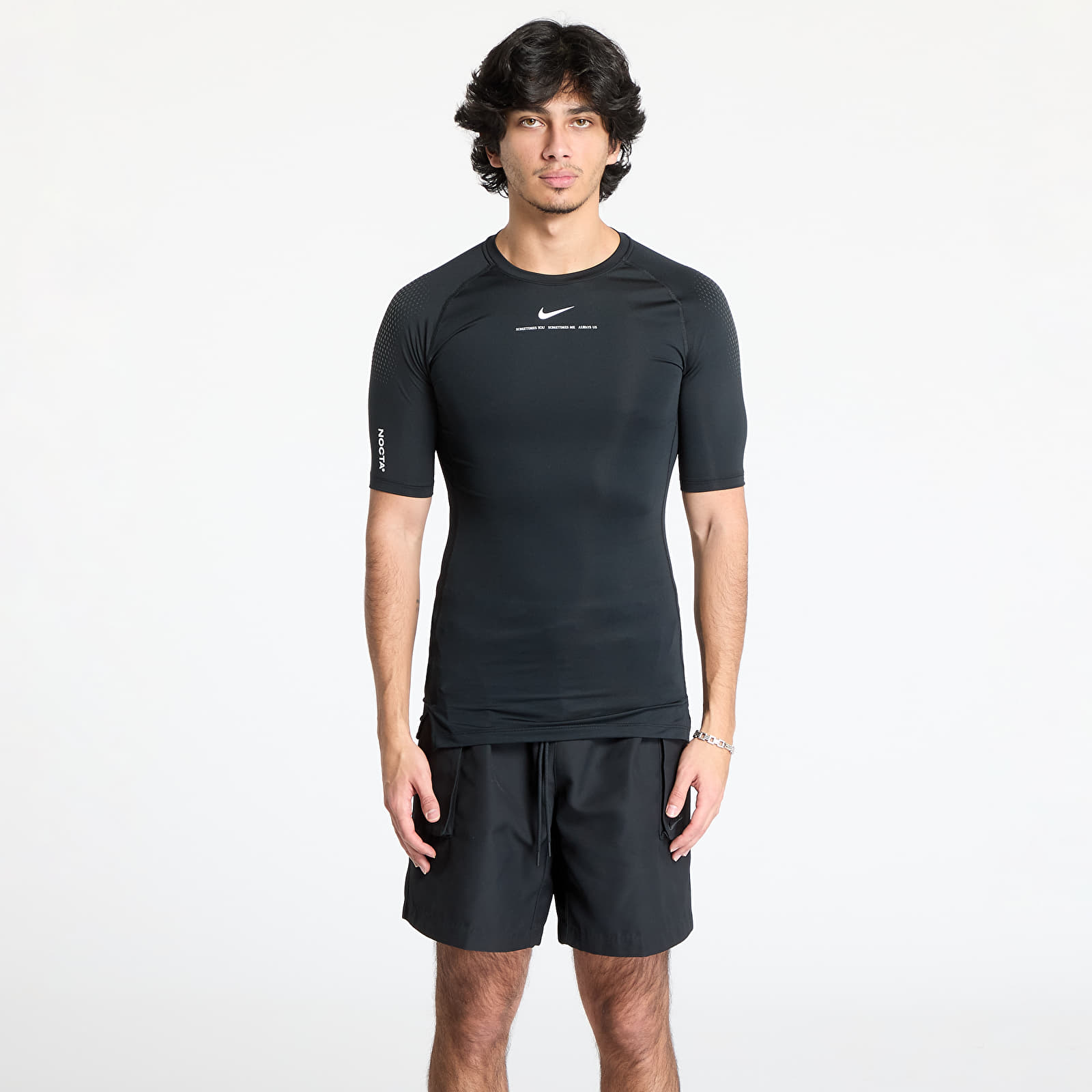 Koszulki Nike x NOCTA Men's Short-Sleeve Base Layer Basketball Top Black/ White/ Anthracite