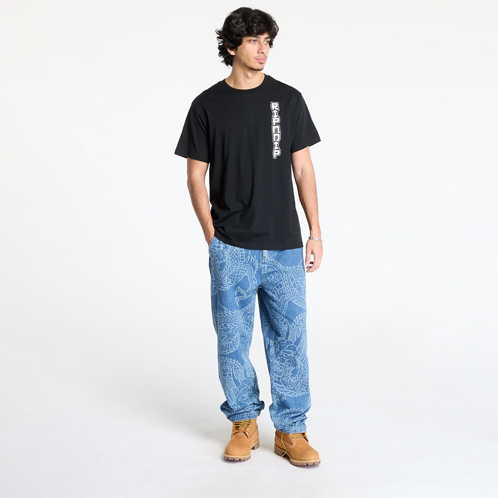 Pólók RIPNDIP Haku Tee Black