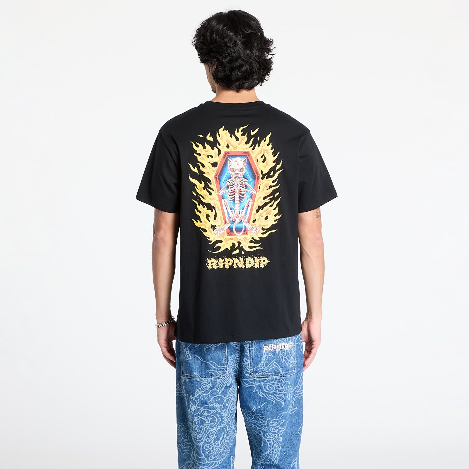 Тениски RIPNDIP Burn In Heck Tee Black