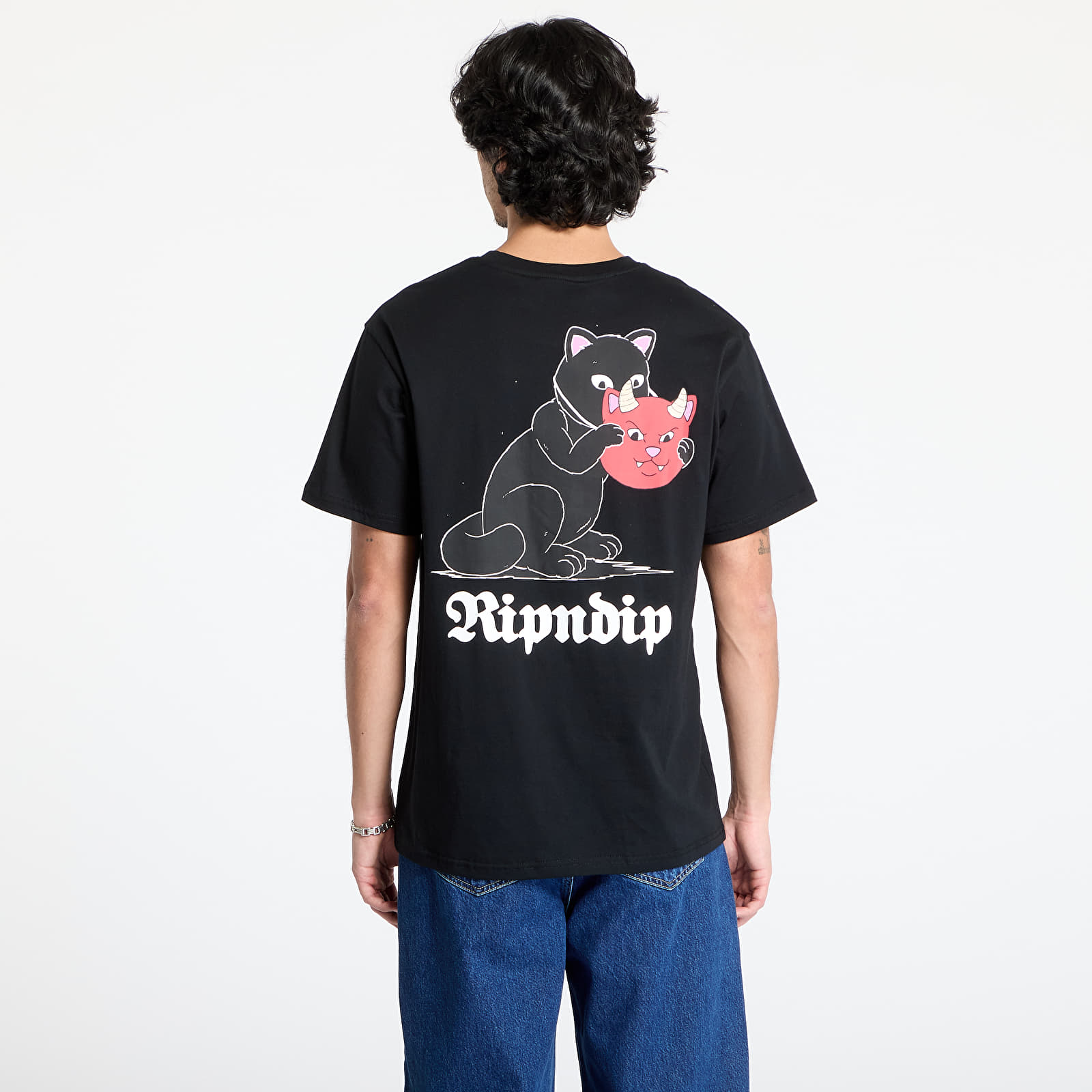 T-Shirts RIPNDIP Masked Jerm Tee Black