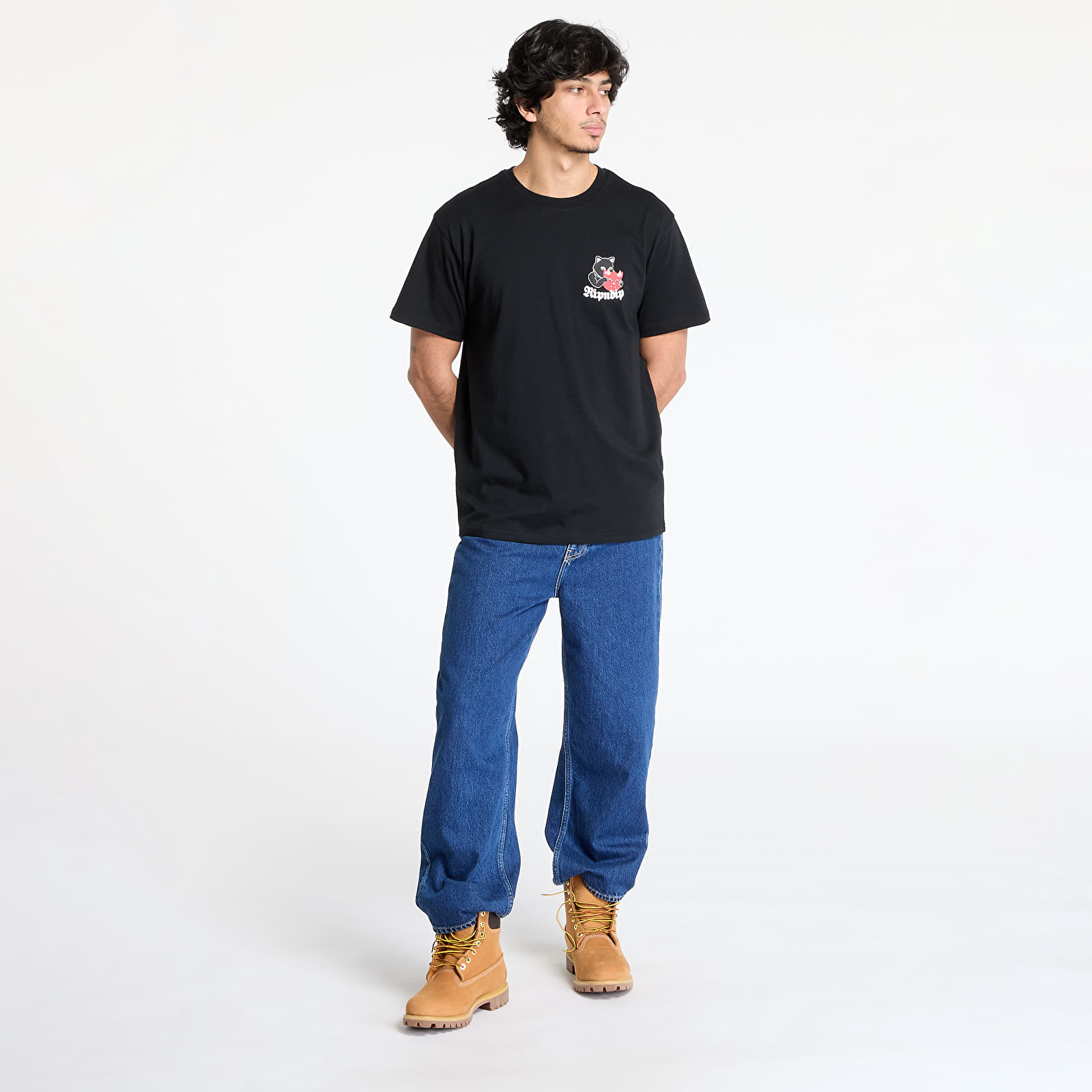 Pólók RIPNDIP Masked Jerm Tee Black