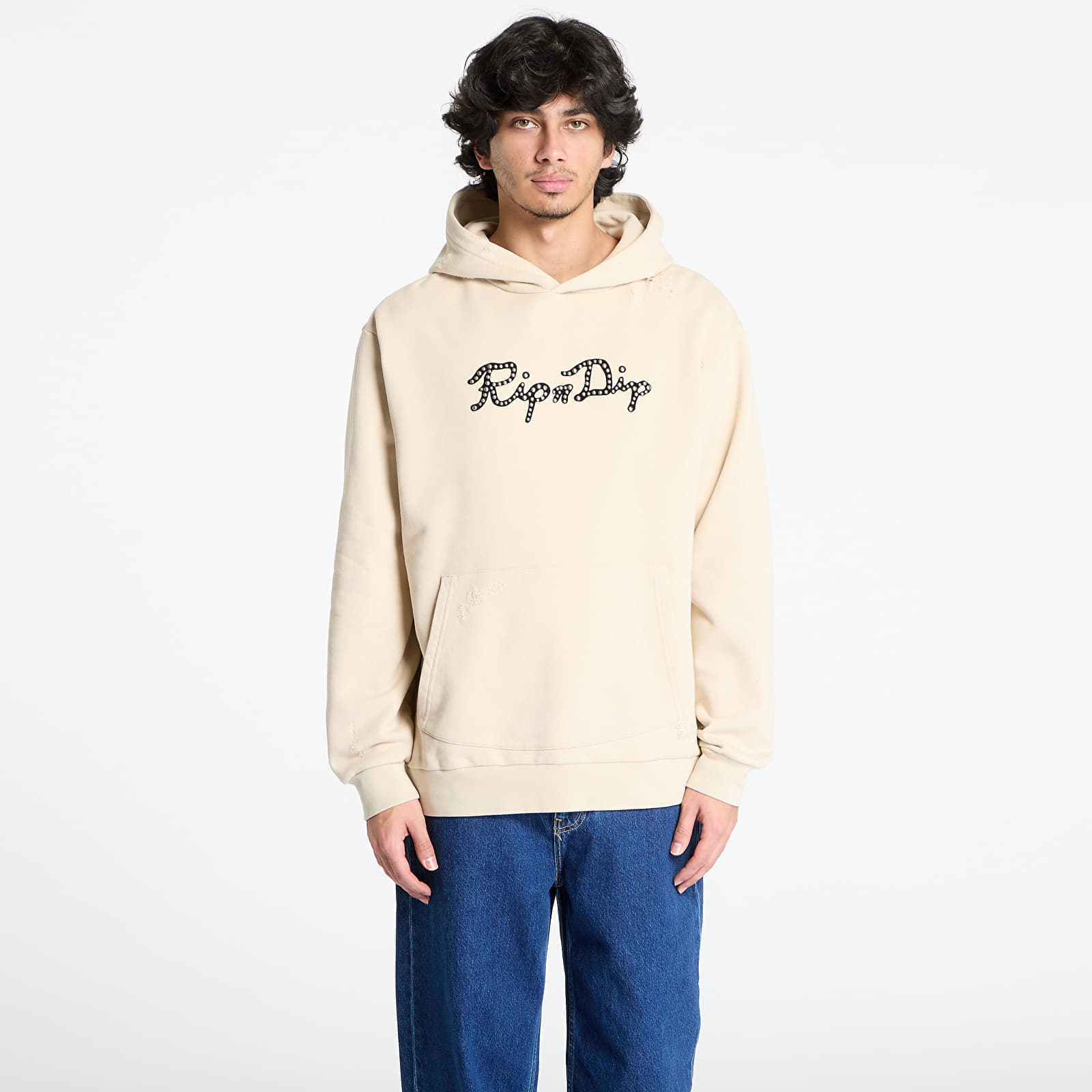 Bluza RIPNDIP Script Hoodie Khaki S