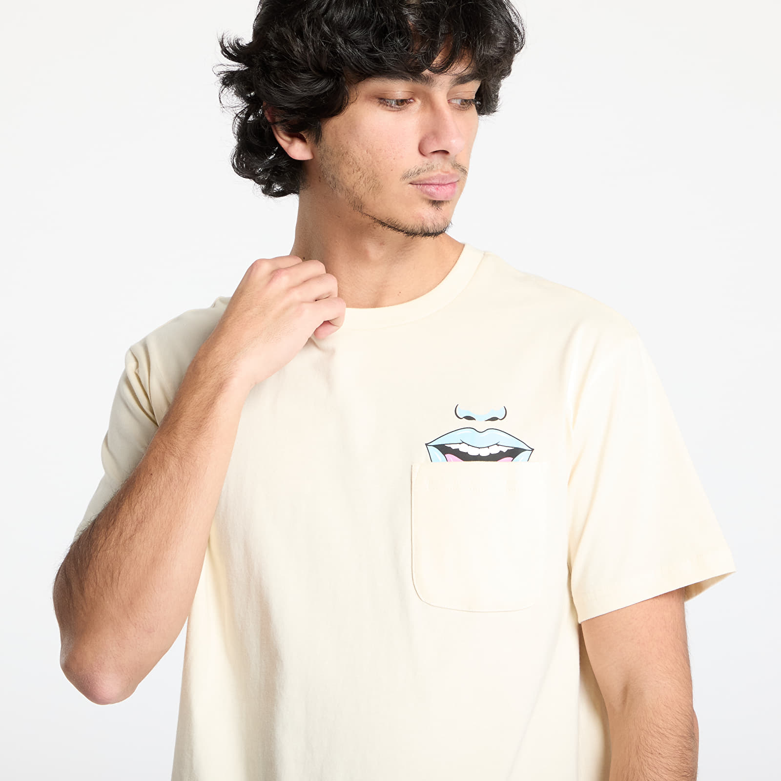 Pólók RIPNDIP Take Your Meds Pocket Tee Natural