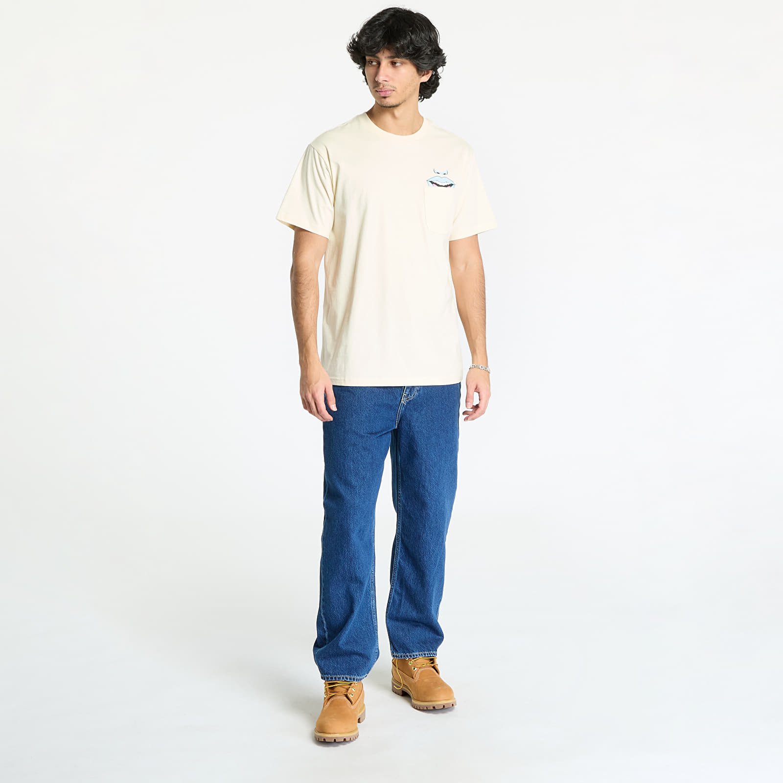Pólók RIPNDIP Take Your Meds Pocket Tee Natural