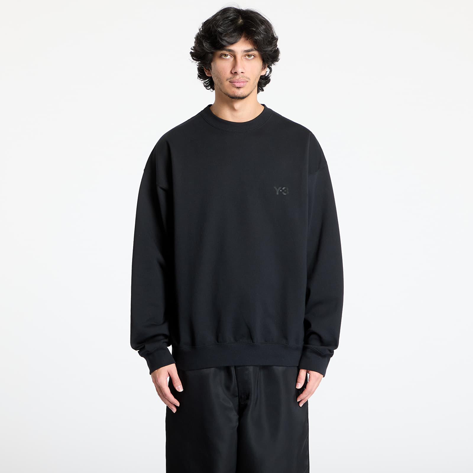 Kapucnis pulóverek és pulcsik Y-3 French Terry Crew Sweatshirt UNISEX Black