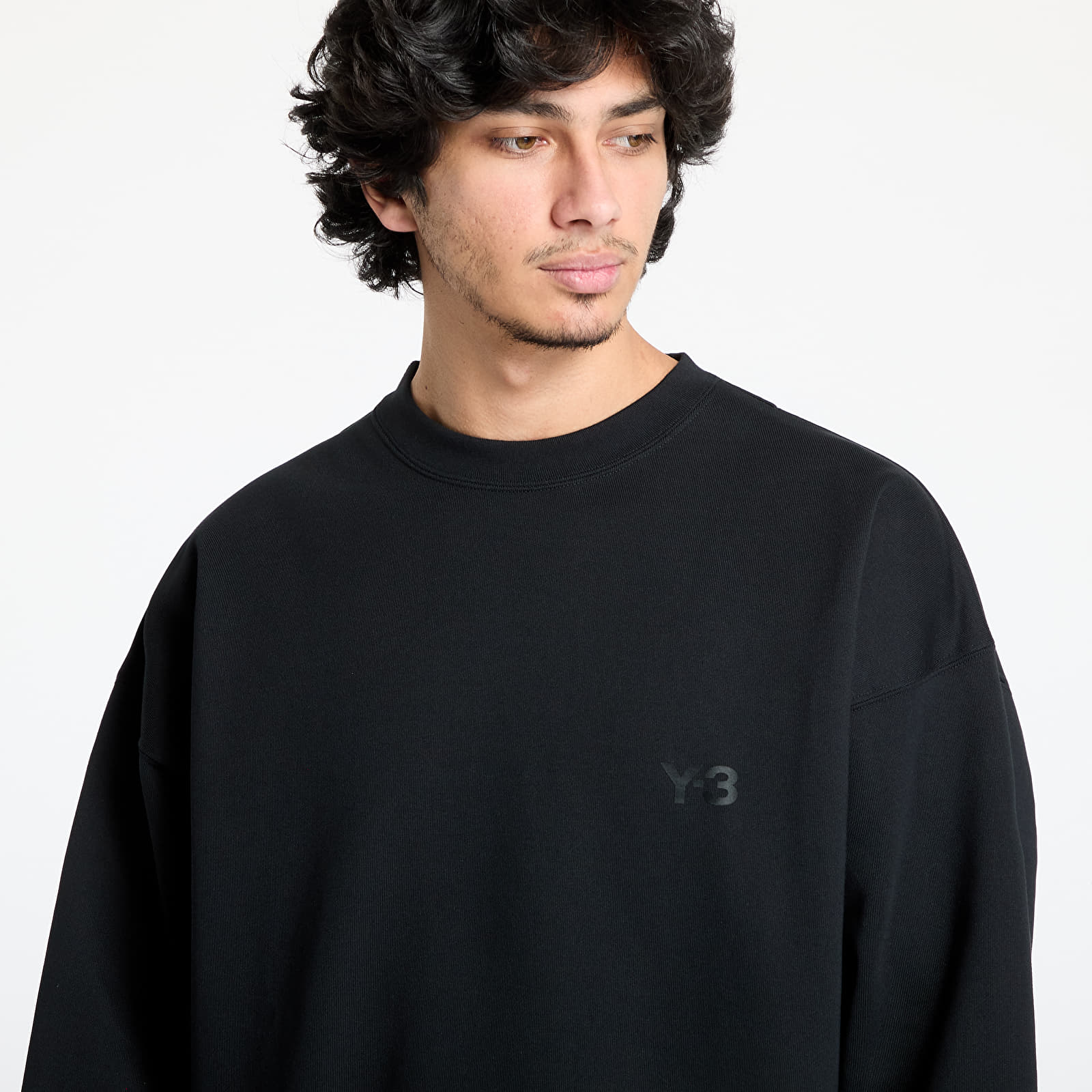 Kapucnis pulóverek és pulcsik Y-3 French Terry Crew Sweatshirt UNISEX Black