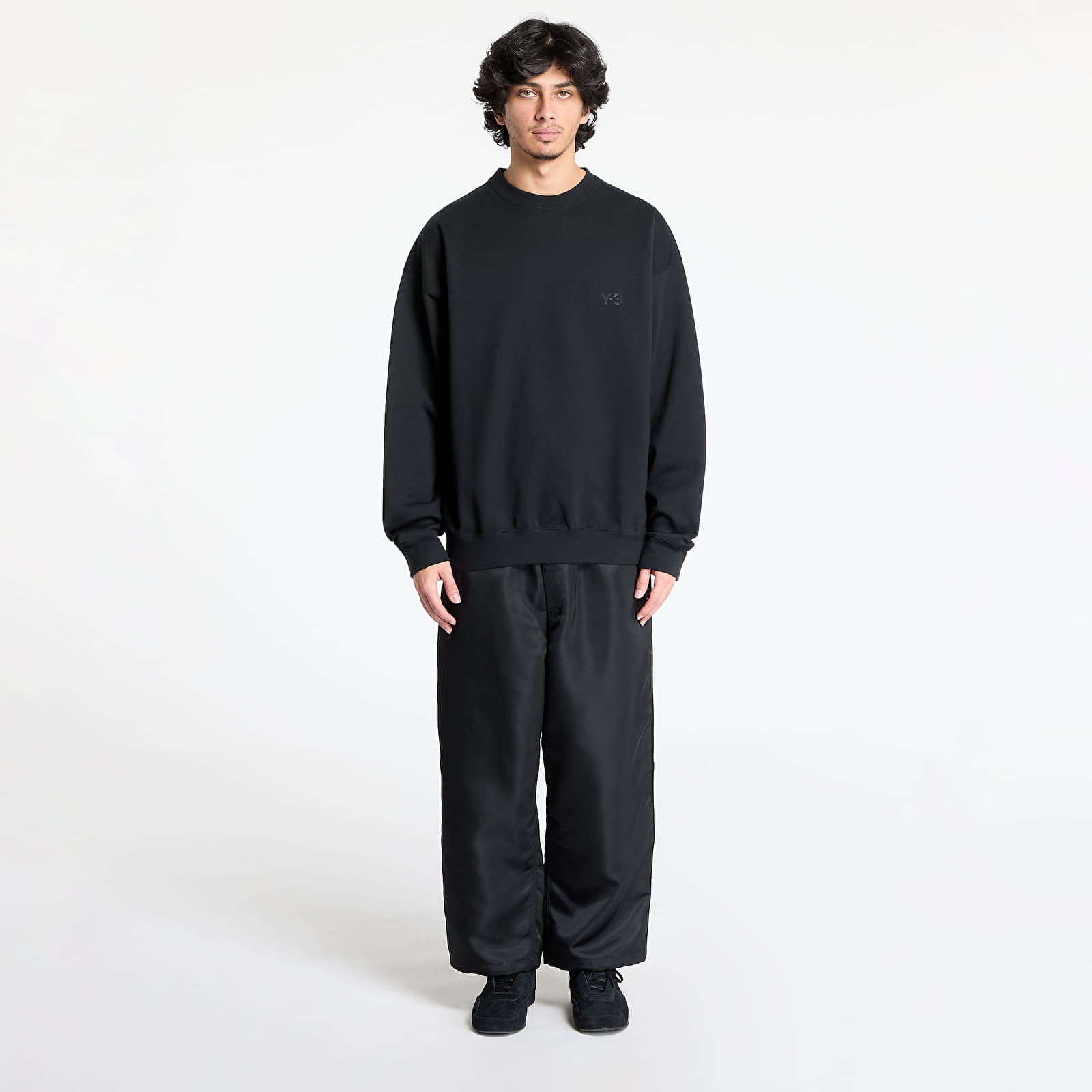 Kapucnis pulóverek és pulcsik Y-3 French Terry Crew Sweatshirt UNISEX Black