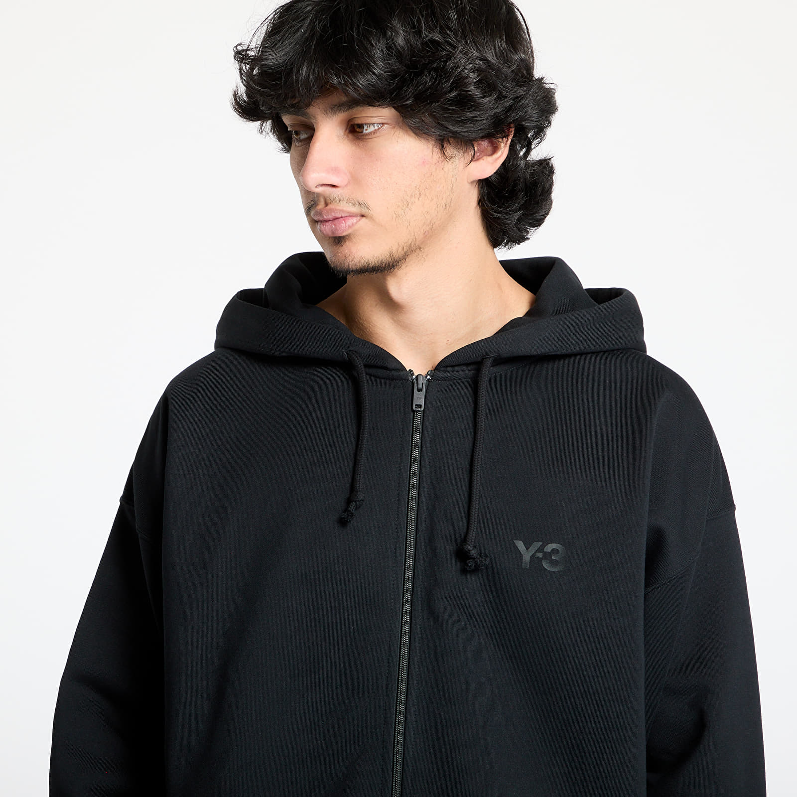 Kapucnis pulóverek és pulcsik Y-3 French Terry Zip Hoodie UNISEX Black
