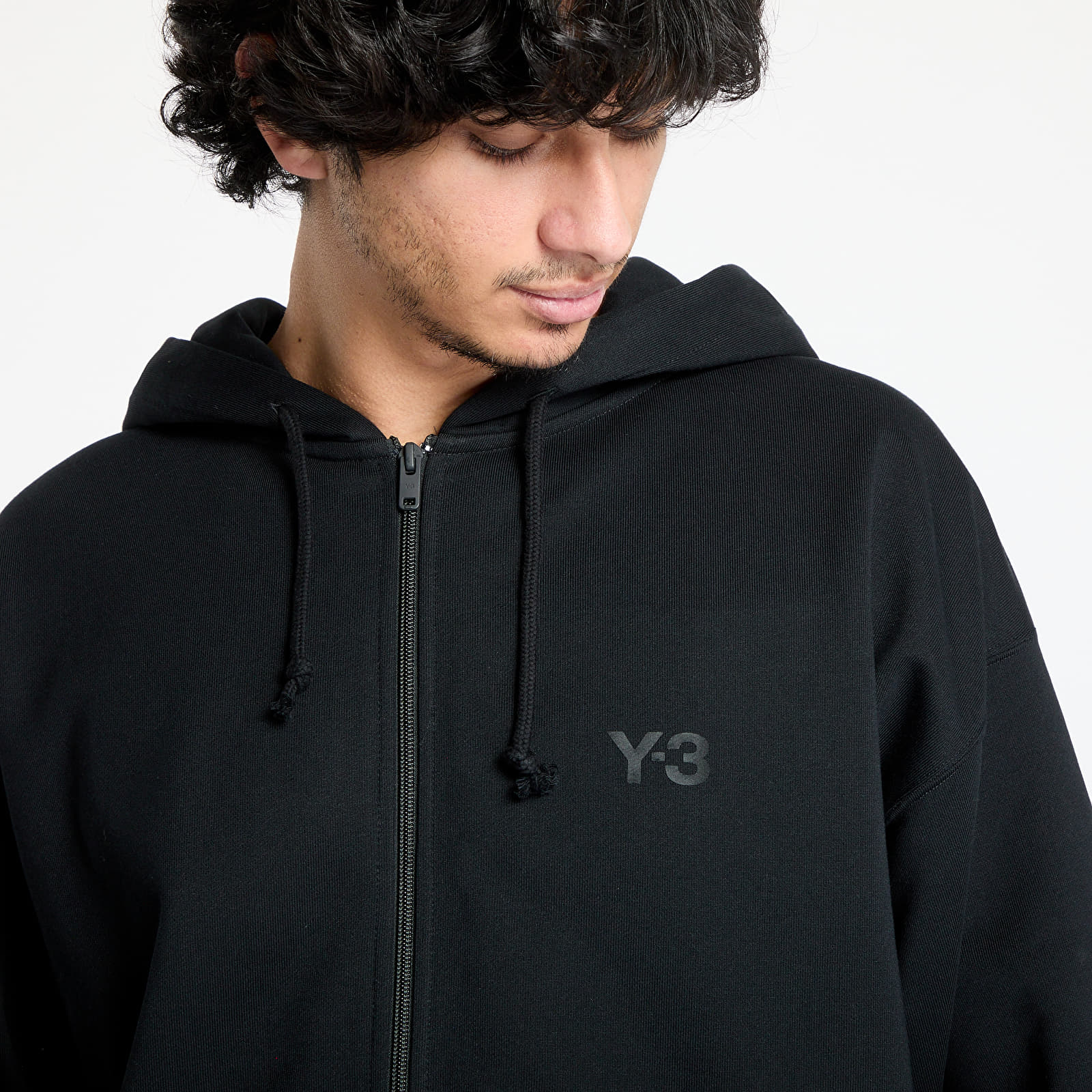Kapucnis pulóverek és pulcsik Y-3 French Terry Zip Hoodie UNISEX Black