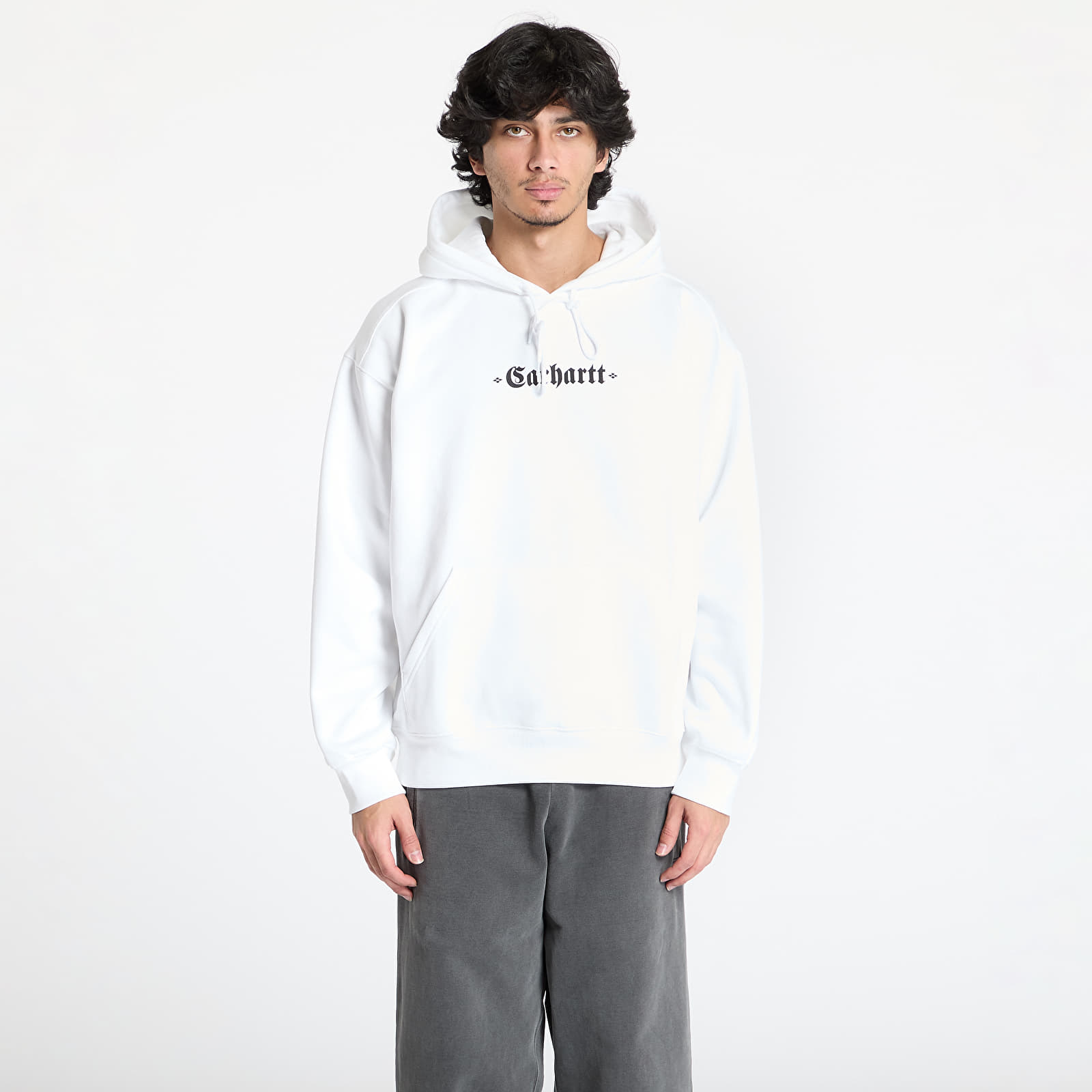 Bluzy Carhartt WIP Greatest Hits Hooded Sweatshirt UNISEX White/ Black