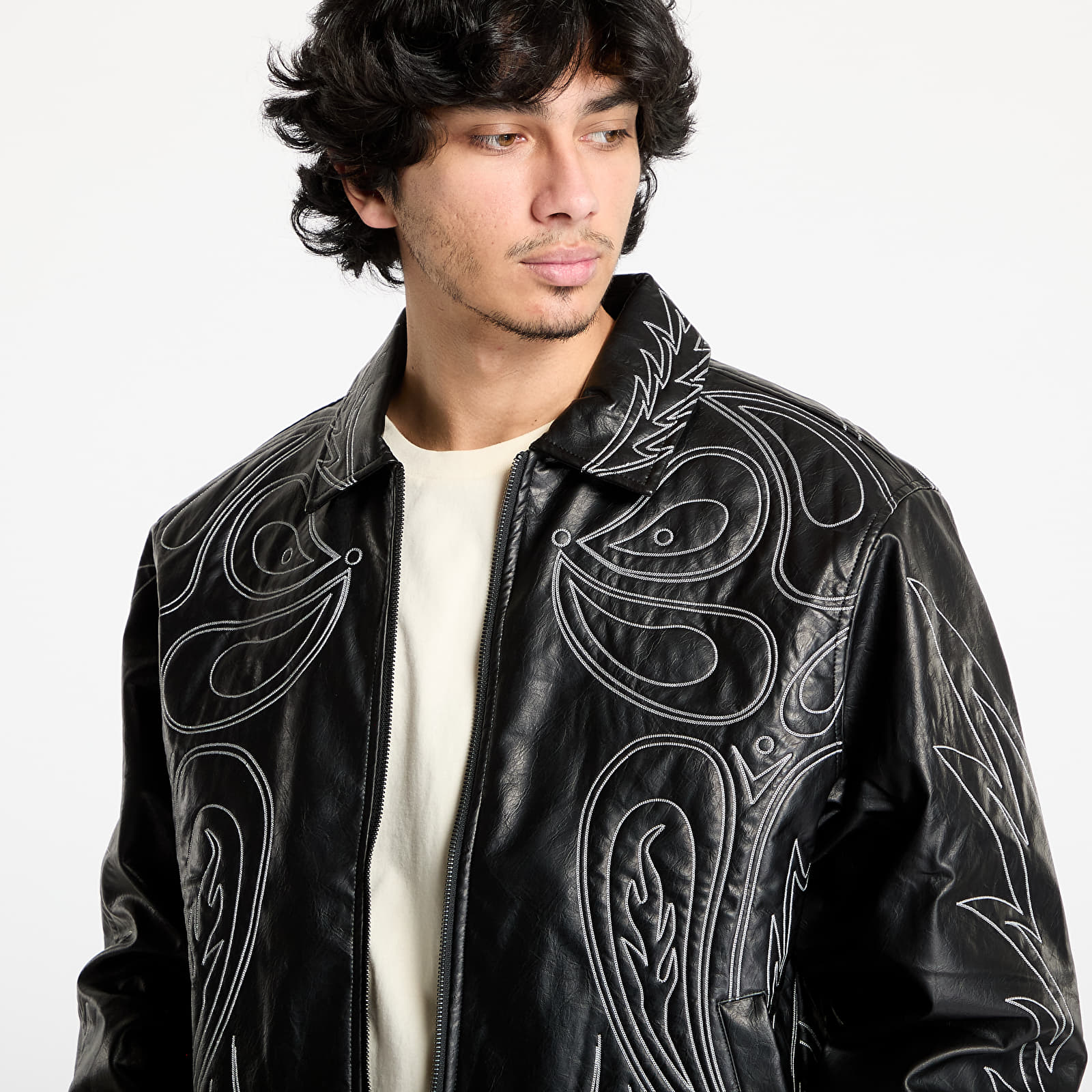 Kurtki RIPNDIP Howdy Leather Jacket Black