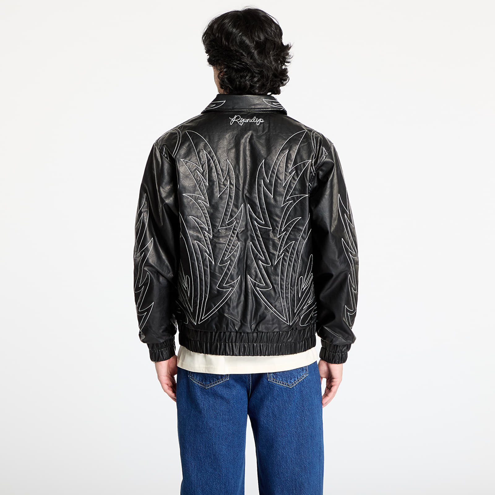 Chaquetas RIPNDIP Howdy Leather Jacket Black