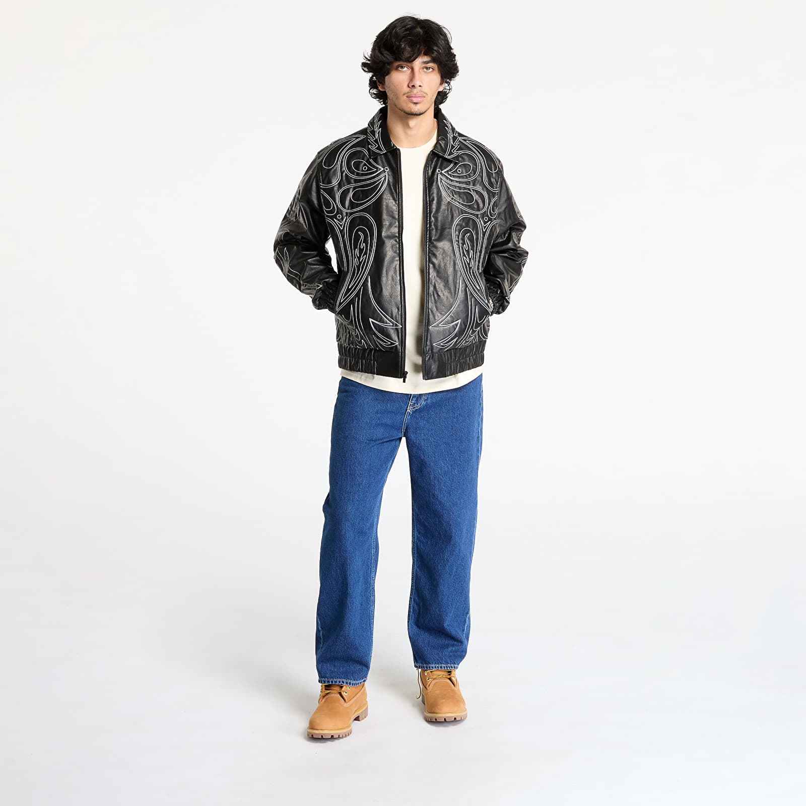 Chaquetas RIPNDIP Howdy Leather Jacket Black