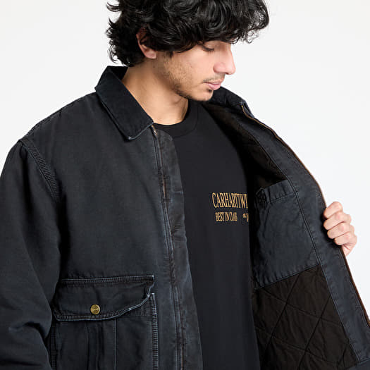 Men's jackets Carhartt WIP Stanton Jacket UNISEX Black