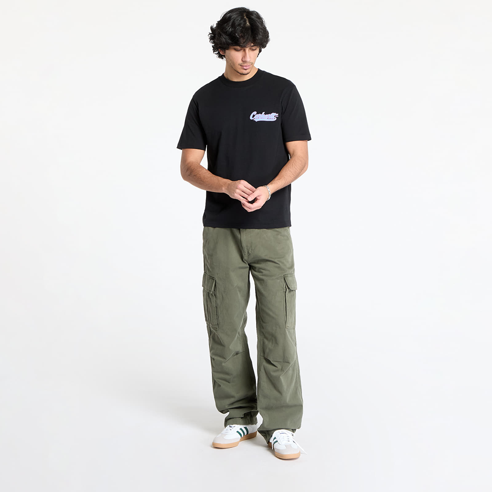 T-shirty męskie Carhartt WIP S/S Spill T-Shirt UNISEX Black