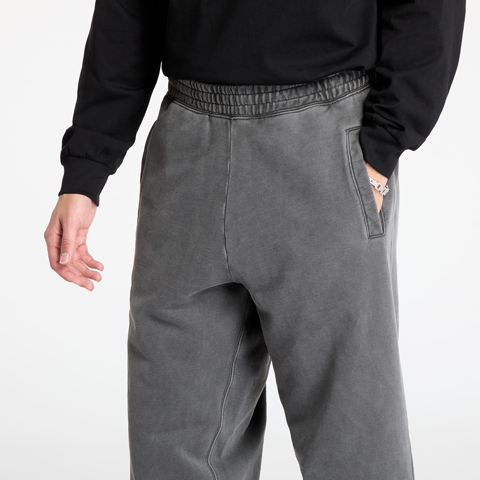 Pánské tepláky Carhartt WIP Vista Grand Sweat Pant UNISEX Graphite Garment Dyed
