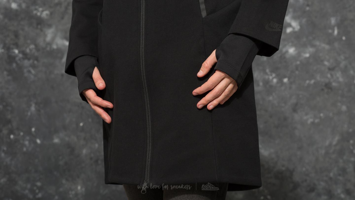 Jackets and Coats Nike Sportswear Tech Fleece Jacket Black/ Black