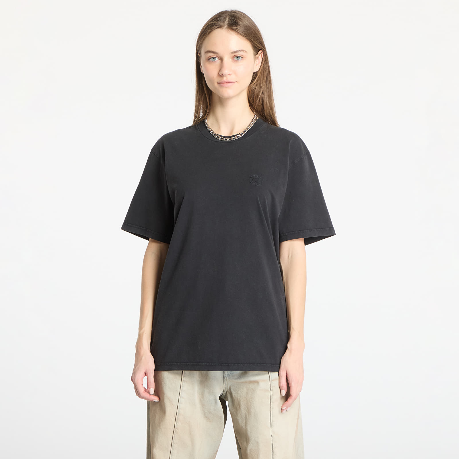 Tričká Alyx Studio Essentials Regular Fit Short Sleeve Crewneck Tee UNISEX Charcoal