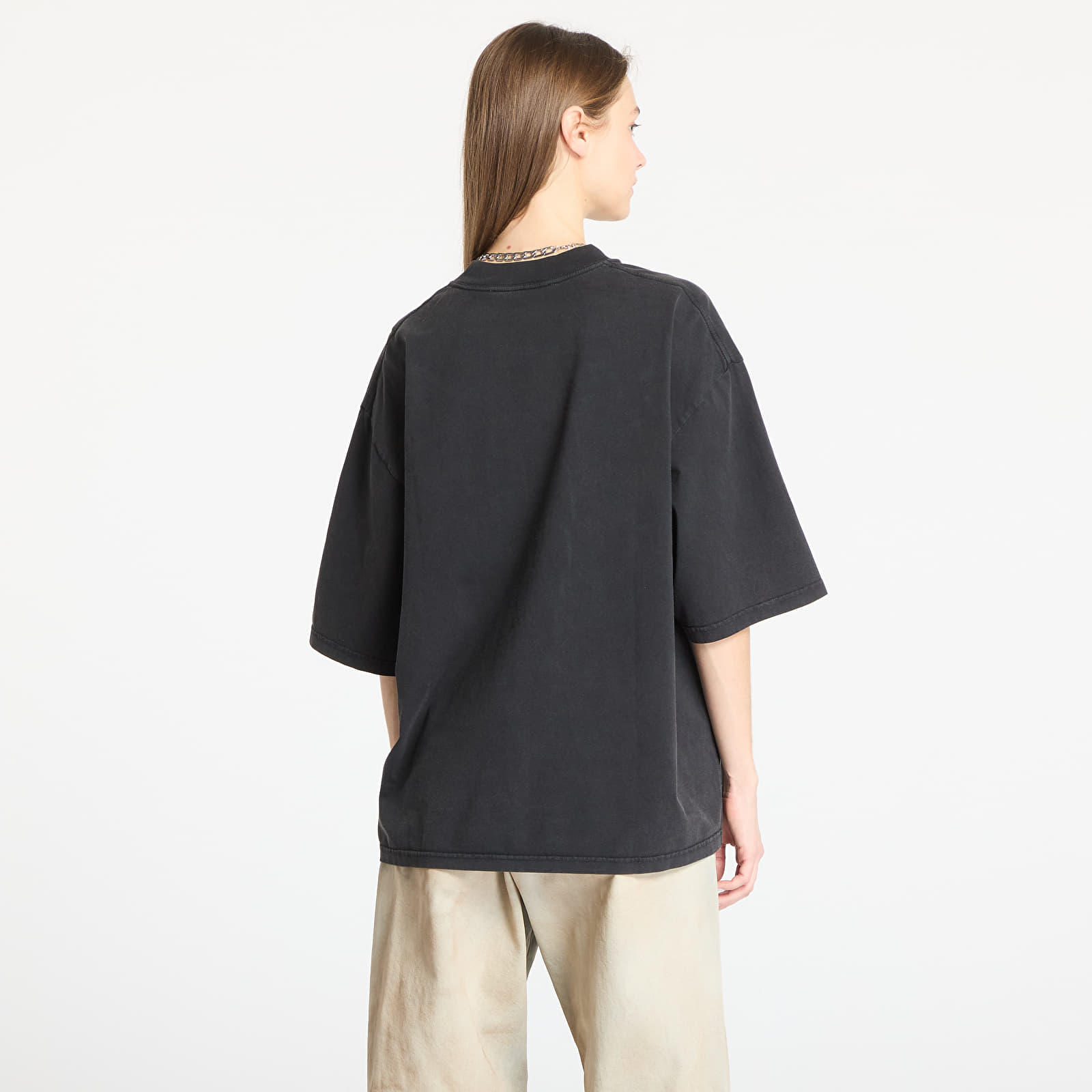 T-Shirts Alyx Studio Essentials Oversized Short Sleeve Crewneck Tee UNISEX Charcoal