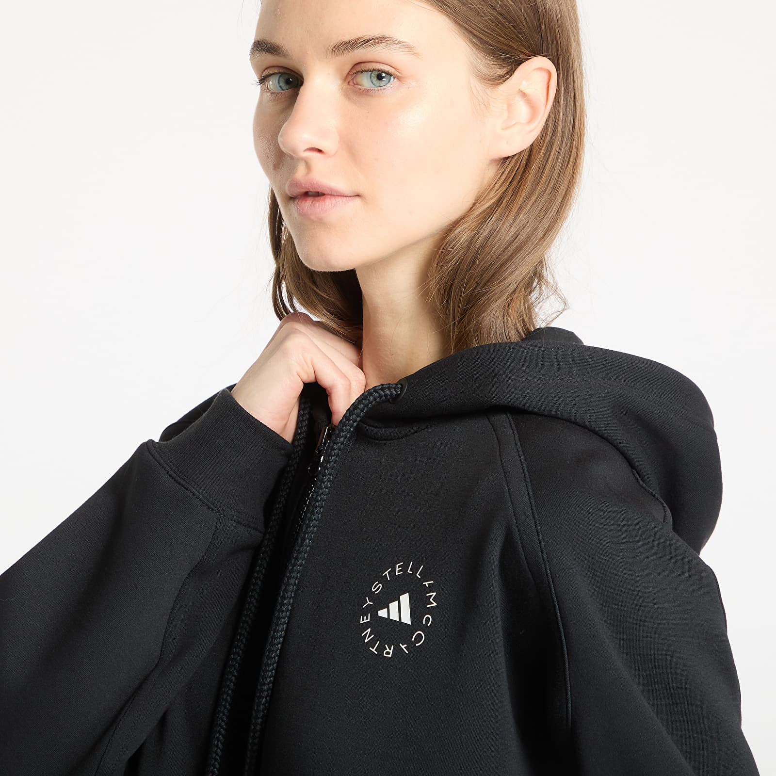 Hoodies and sweatshirts  adidas By Stella Mccartney Full Zip Hoodie Black/ White