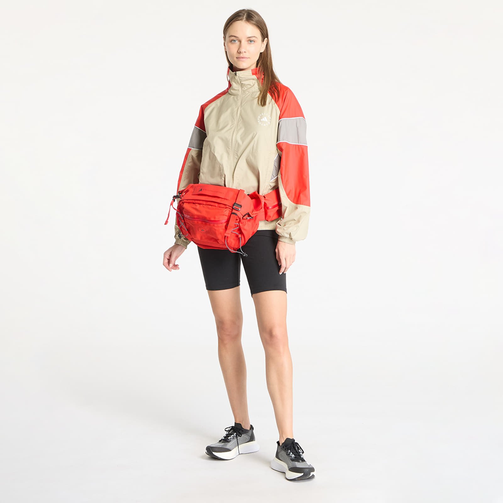 Jacken adidas By Stella Mccartney Tracktop Desert Sand-Smc/ Active Red