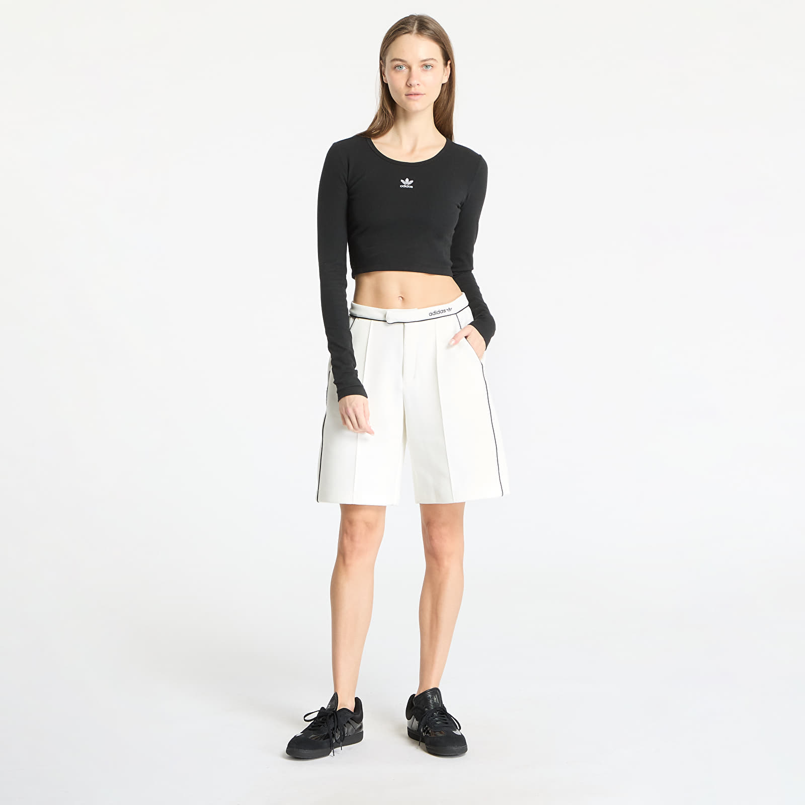 Korte broeken adidas Premium Tailored Bermuda Shorts Off White