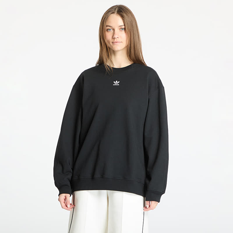Sweatshirt adidas Essentials Oversized French Terry Sweatshirt Black