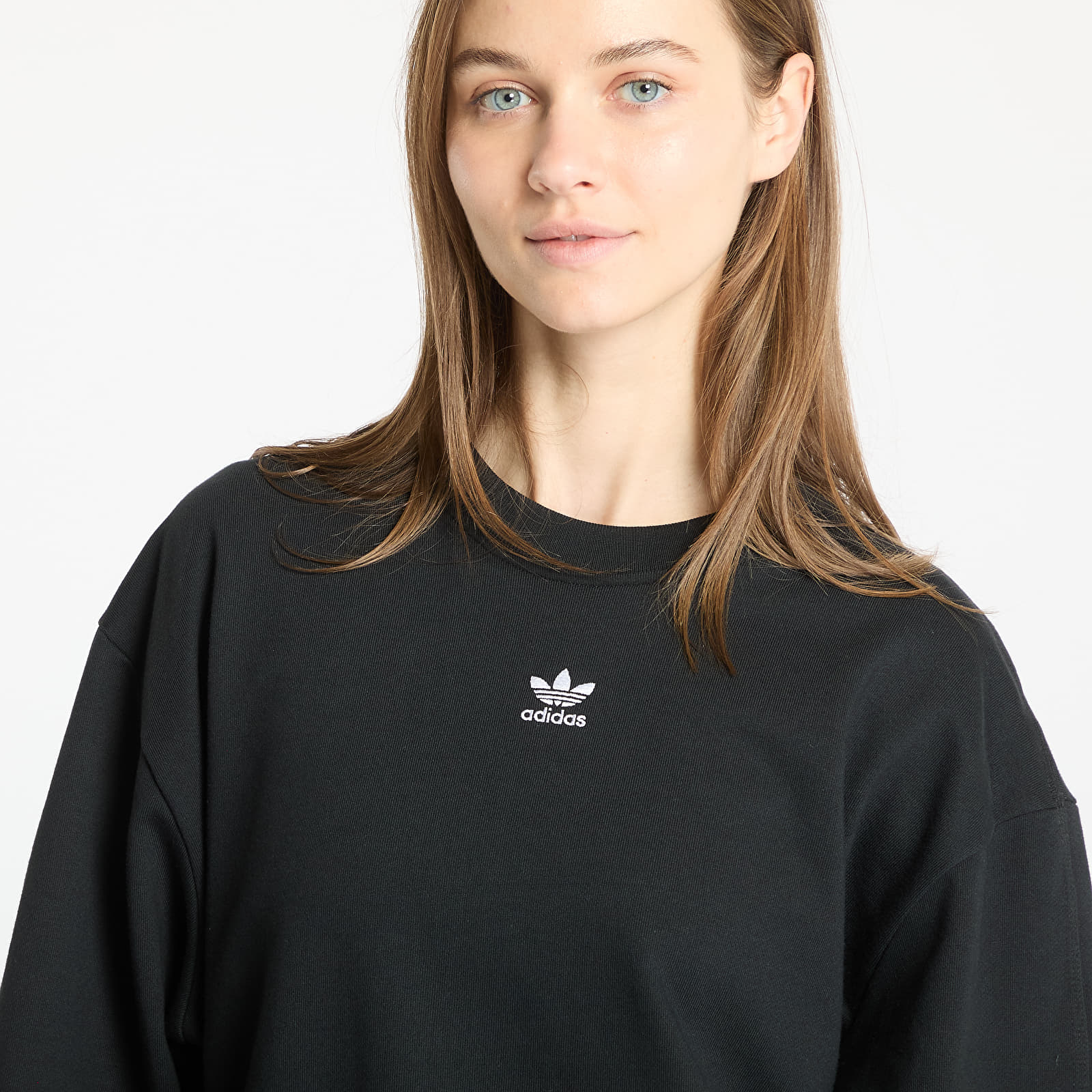 Hoodies and sweatshirts  adidas Essentials Oversized French Terry Sweatshirt Black