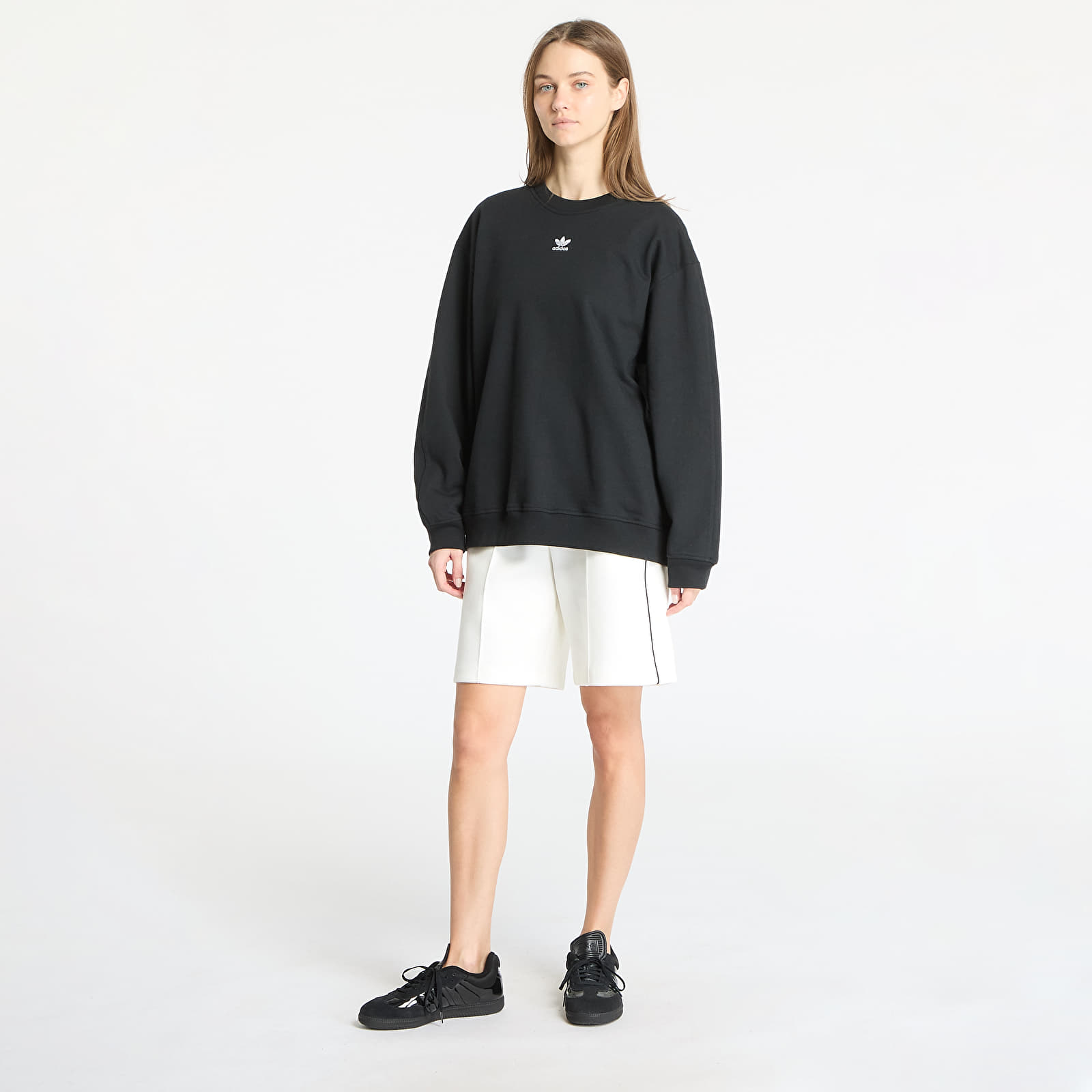 Hoodies and sweatshirts  adidas Essentials Oversized French Terry Sweatshirt Black